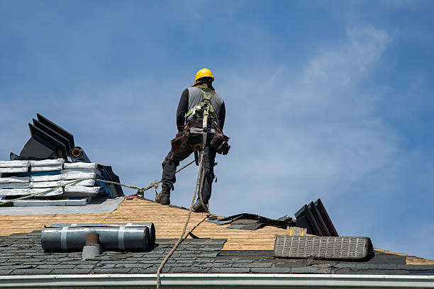 Professional Roofing technician working in Corte Madera, CA